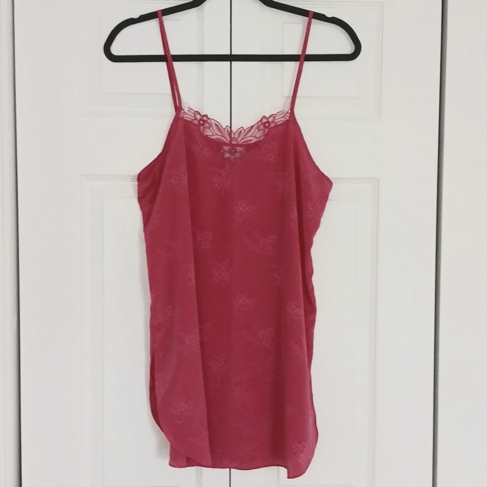 Vtg Jayre L Chemise Pink